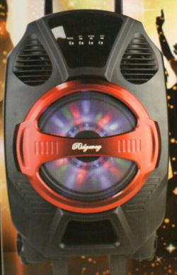 Bluetooth speaker SD card,slot USB port,FM radio,microphone included for karaoke(bosina)