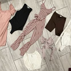 Jumpsuit Bodysuit Shorts Small New $5 To $10 Each 