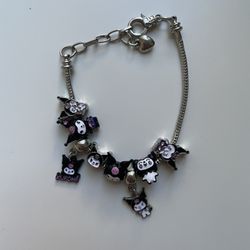 kuromi charm bracelet 