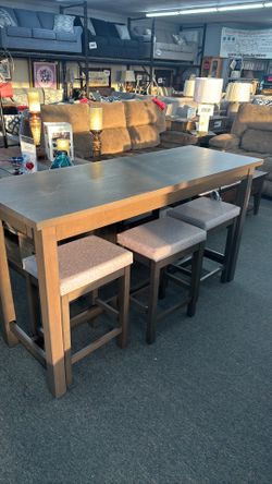 Four piece counter height set