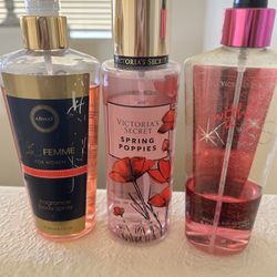 Victoria Secret & Le Femme Body sprays