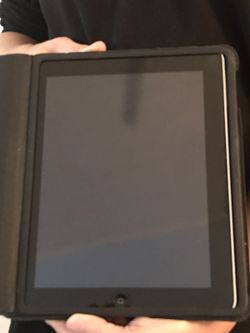 iPad w/ case