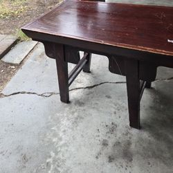 Small Wood Table 