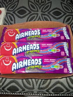 Airhead Xtremes fruit ropes. 15 pacls