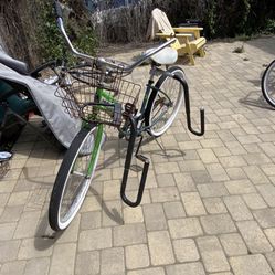 Bike With Basket And Surf Rack!