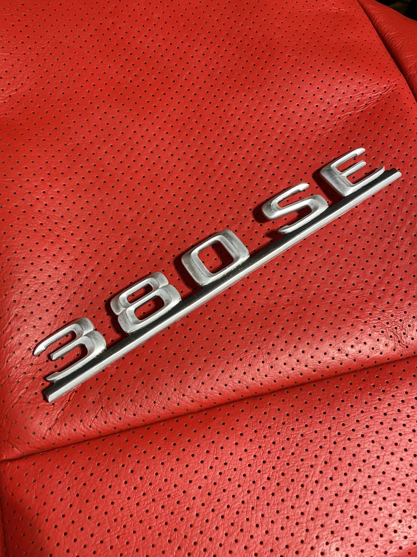 Mercedes 380SE Oem Trunk Emblem
