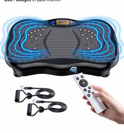 Vibration Plate Exercise Machine, Lymphatic Drainage Machine for Weight Loss, Lymphatic Drainage & Muscle Recovery, Multiple Speeds with Bluetooth & R
