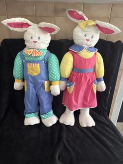 Vintage Standing Easter Bunnies 