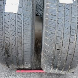 PAIR OF MICHELIN 255/50/20 WHEELS AND TIRES MOUNTED AND BALANCED 