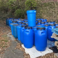 Rain Barrels, Storage Barrels, Mash Barrels With Lids