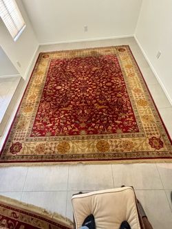 Karastan 100% Wool 8’8” x 10’ Emperor’s Hunt