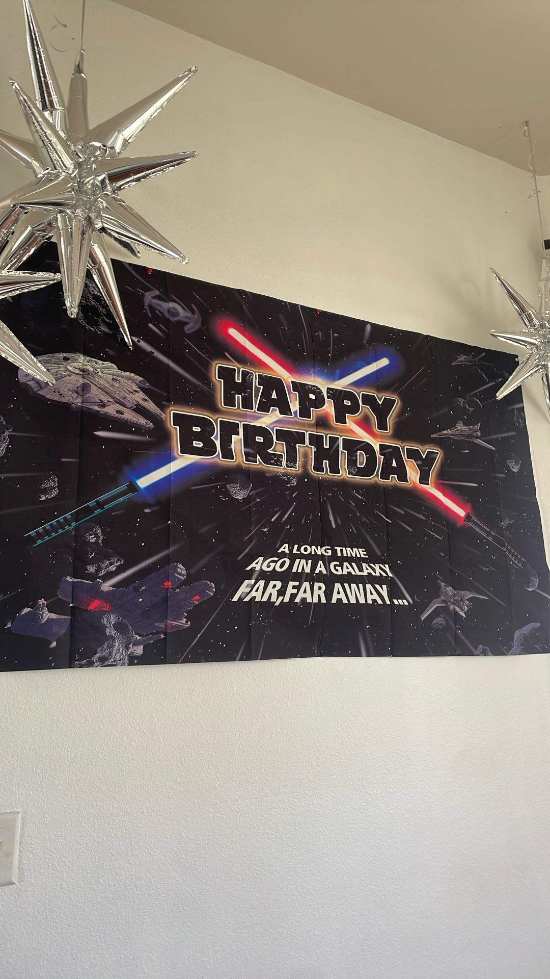 Star Wars Birthday Banner
