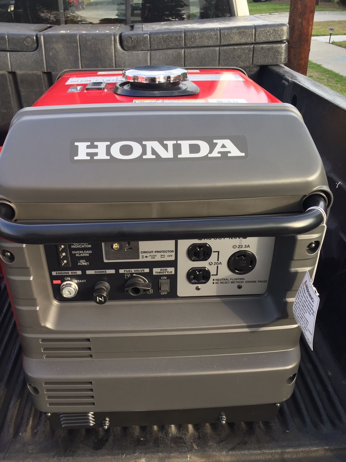 New Honda eu3000is generator inverter out of box