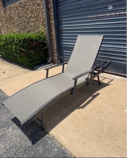 New!!! Sling Wave Chaise Lounge with Adjustable Armrests,