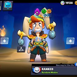 Selling Brawstars Acc Has Bling Rico, Scratcher Poco,manga Kenji