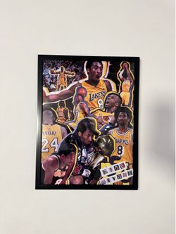 12'x16'in Framed Kobe Poster