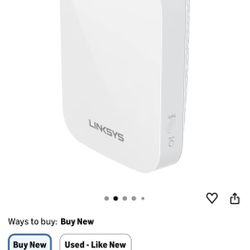 Linksys RE7350 Dual-Band Wi-Fi 6 Wireless Range Extender