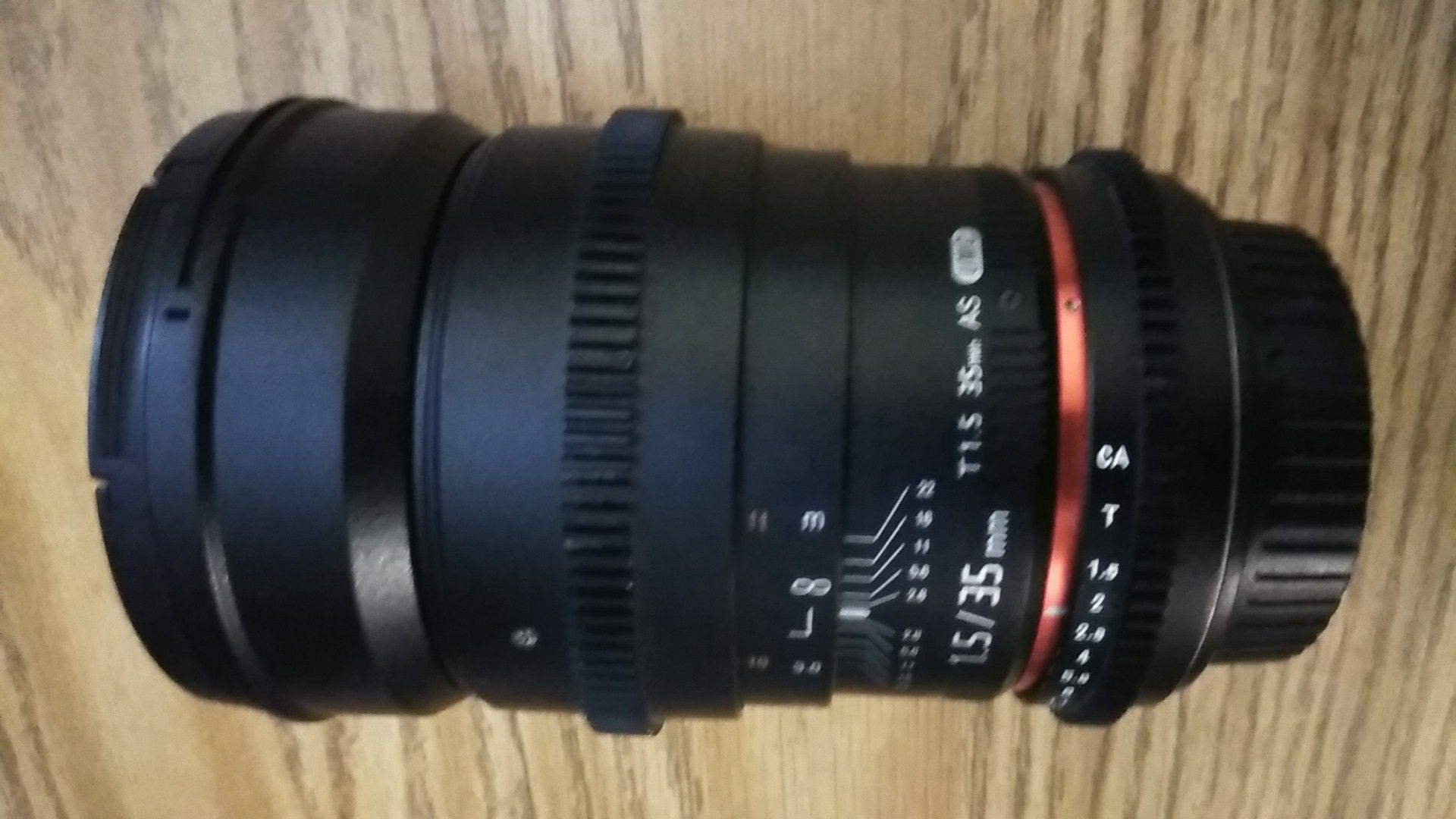 Rokinon 35mm T1.5 AS UMC EF mount very good condition