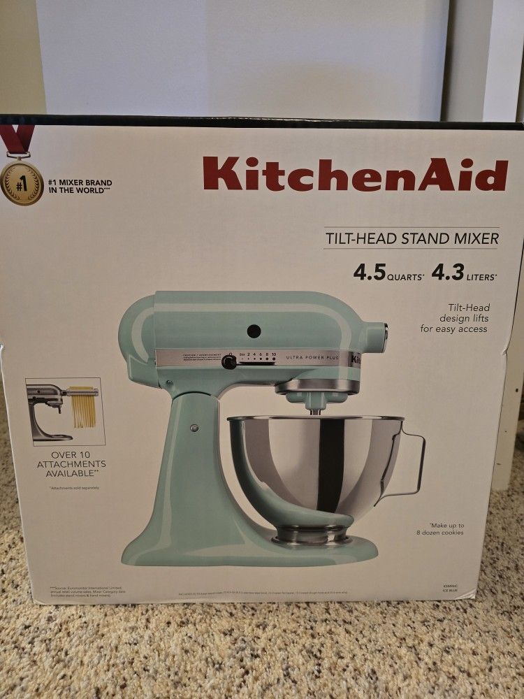 KitchenAid Ultra Power Plus 4.5qt Tilt-Head Stand Mixer - KSM96 - Ice Blue