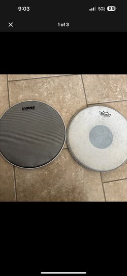 Evan’s Hybrid Snare Drum Head 13 Inch + Remo Controlled Sound x Coated Snare
