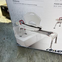  ADA Sliding Seat From Seating  Position To Tub