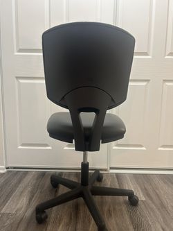 HON Volt Armless Chair, Leather