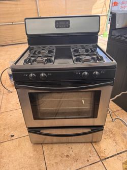 FRIGIDAIRE STAINLESS STEEL 4 BURNER GAS STOVE