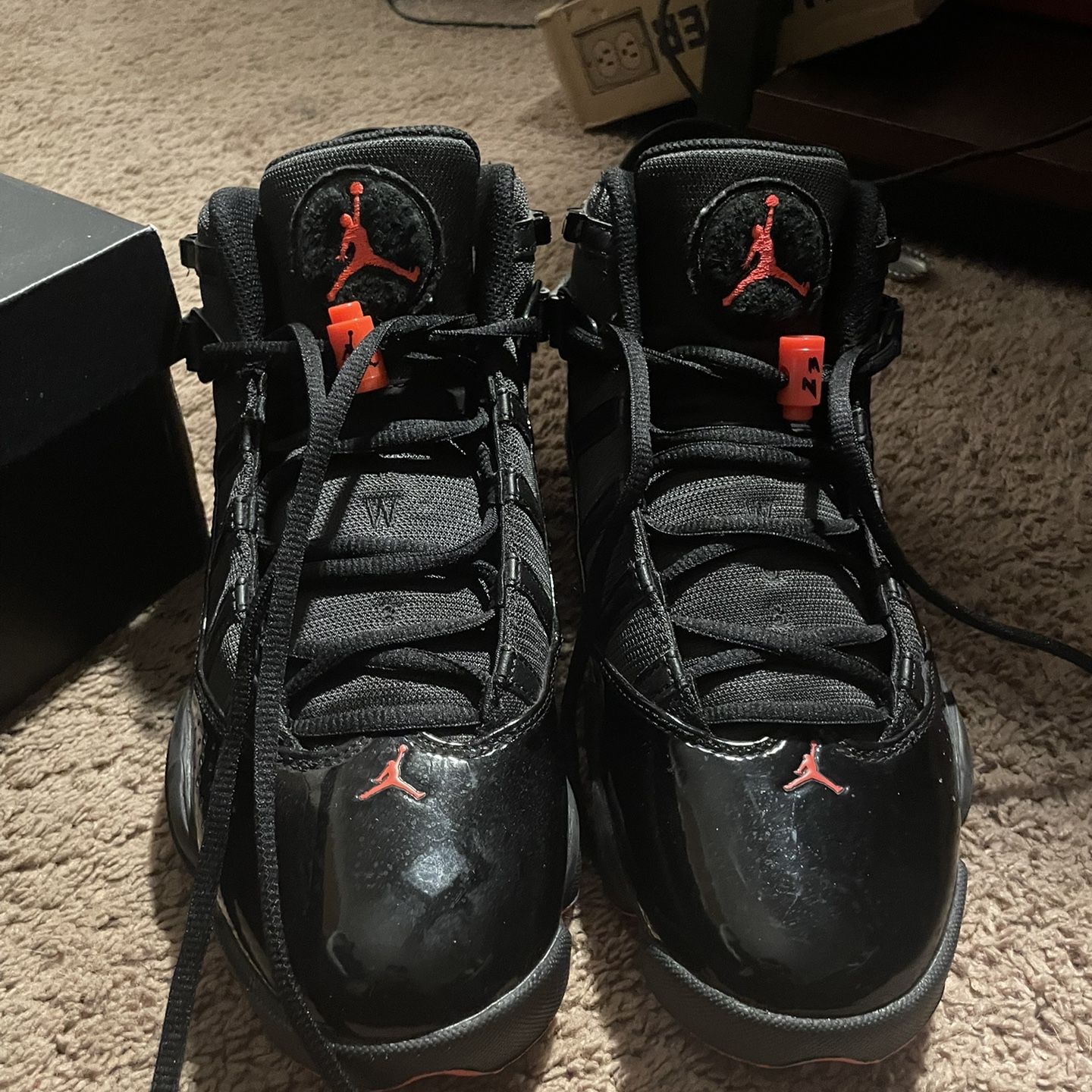 jordan 6 rings black infred with box