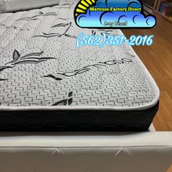 Black Bamboo Twin Mattress Colchon Nuevo Bonito 