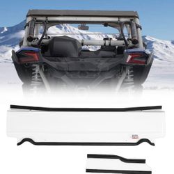 KEMIMOTO X3 Rear Windshield, Back Window Compatible with Can Am Maverick X3 and Max 2017-2025 PC Scratch Resistant Heavy Duty Hard Full Windscreen UTV