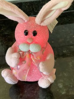 Easter Bunny Color Changing Decor