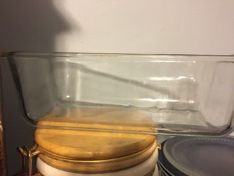 Glass bread/ meatloaf pan