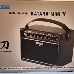 🎵 BOSS Katana-Mini X Portable Guitar Amplifier | 10W | Pro Tone, Compact Design