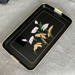 Japanese Lacquerware Orchid Tray