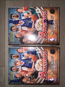 BOWMAN Basketball 2 VALUE BLASTER BOXES (120 Cards)