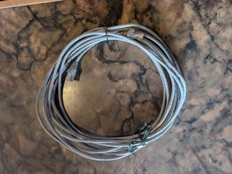 25 foot gray Ethernet cable cat 5e