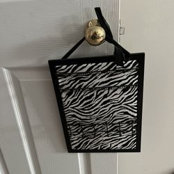 Zebra Print Jewelry Holder