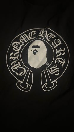 Chrome Hearts x BAPE Collab Black T-Shirt