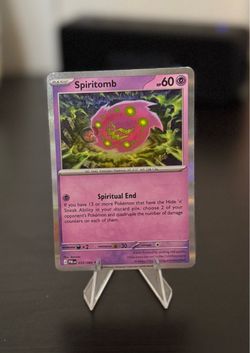Spiritomb 035/084 Dark Explorers Holo Rare 60 HP EN 2020 Basic Pokemon TCG