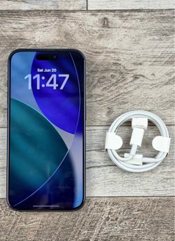 Unlocked Apple iPhone 15 Pro 128GB Blue Titanium