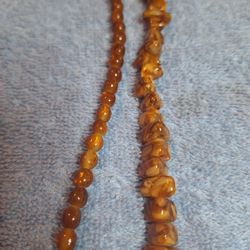 Brown Amber Beads
