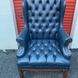 Vintage Chair And Ottoman