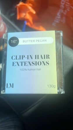 16 Inch Human Hair Clips In 