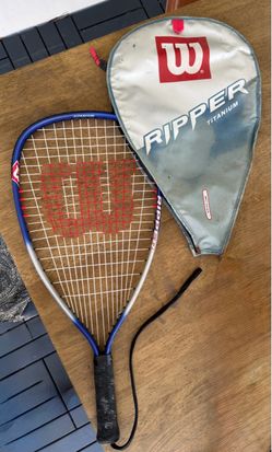 Wilson Ripper Titanium Racquetball Racket with Cover