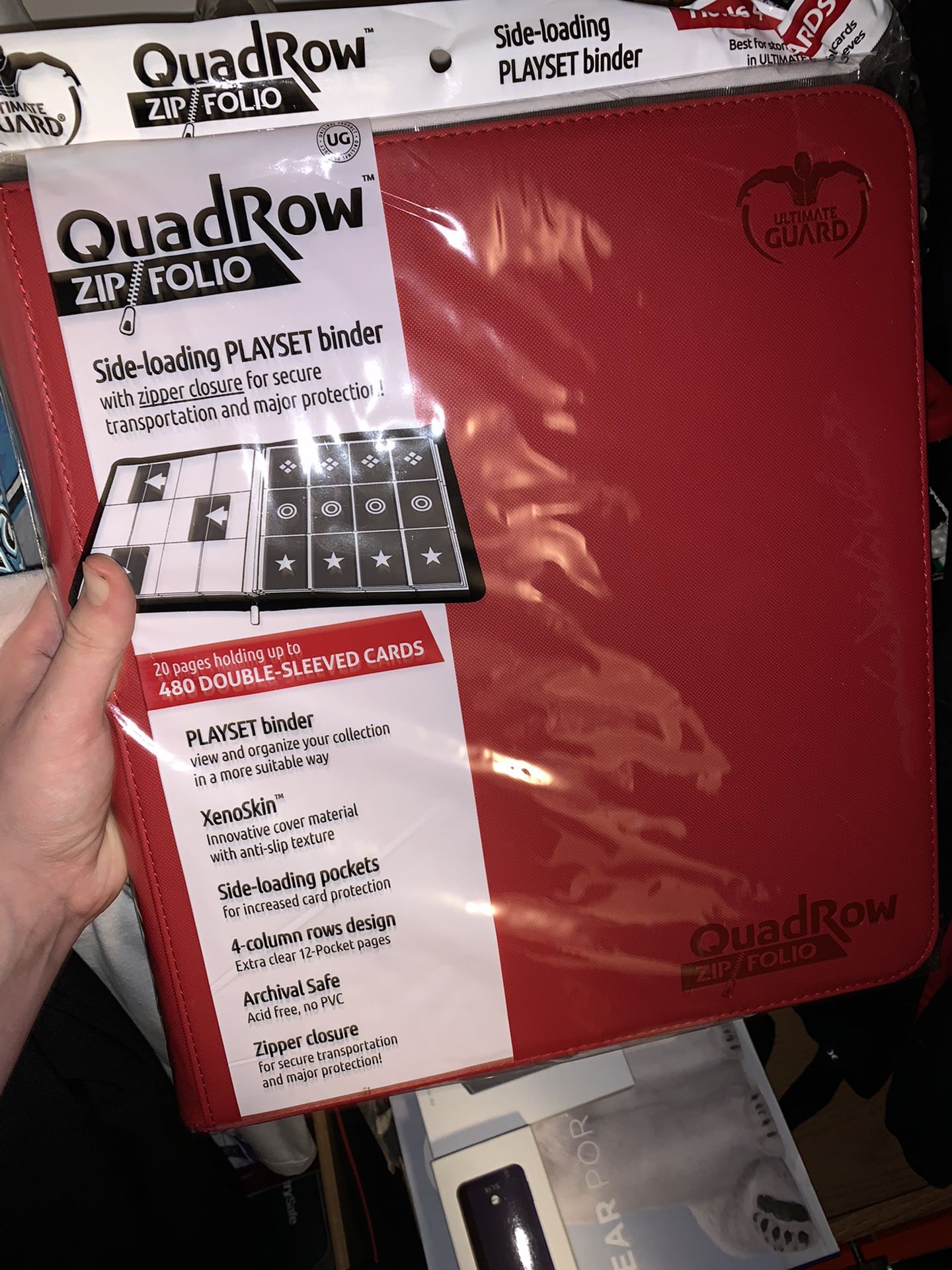 Ultimate guard Quad Row Binder for trading cards