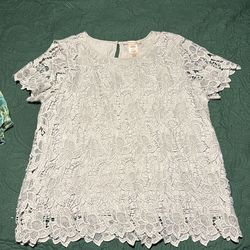 Philosophy Lace Top