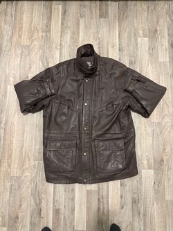 Antonio Giovanni leather jacket large
