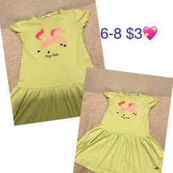 Dress Great Condition For Girls Size 6-8💖💖💖1x 