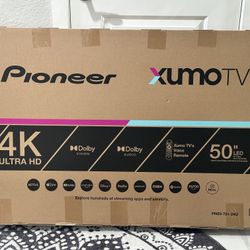 Brand New Pioneer XumoTV 50” 4K Ultra HD LED Smart TV