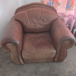 Leather Love Seat